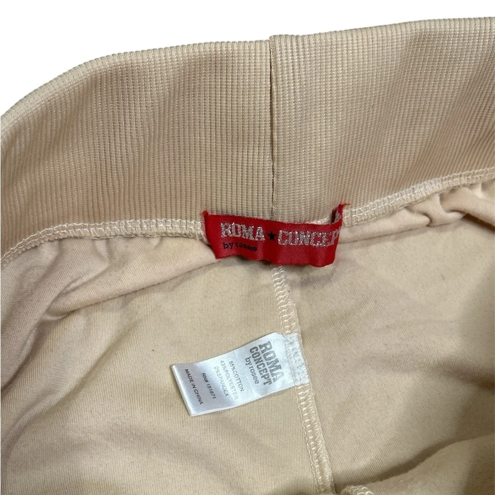 Roma Concept By Rosee Cream Jogger Pants - Picture 2 of 6